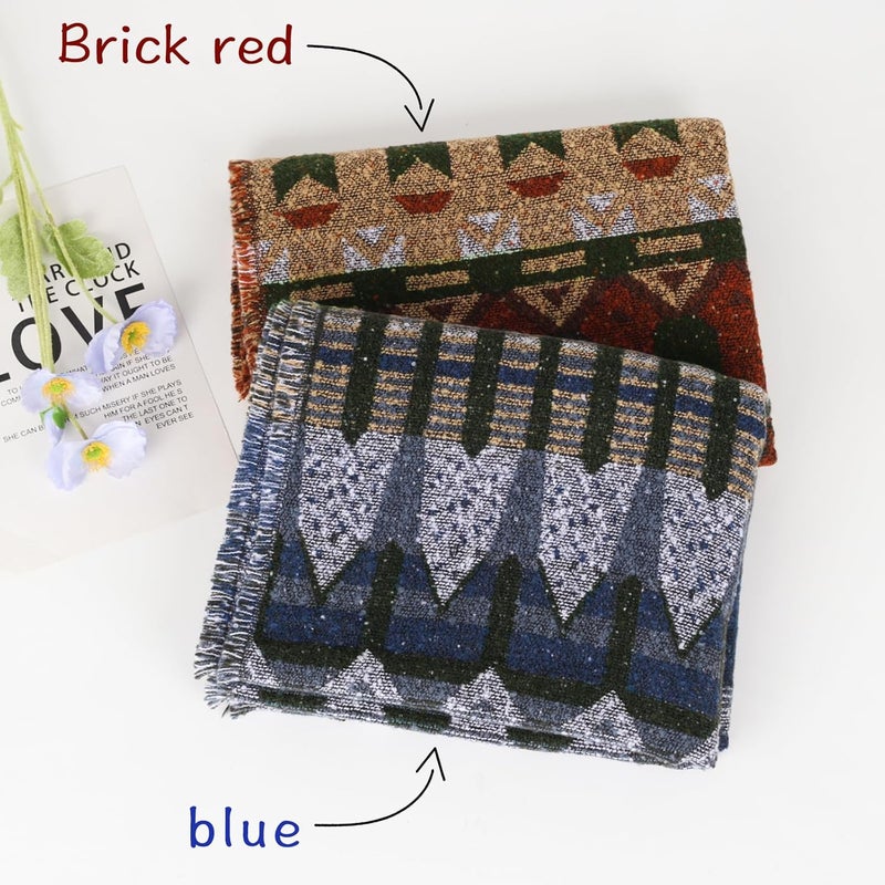 EXTREE Scarfs for Women Pashmina Silky Shawl Wrap for Evening Dressing Blanket Open Front Poncho Cape - Image 3